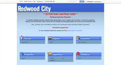 Desktop Screenshot of permits.redwoodcity.org